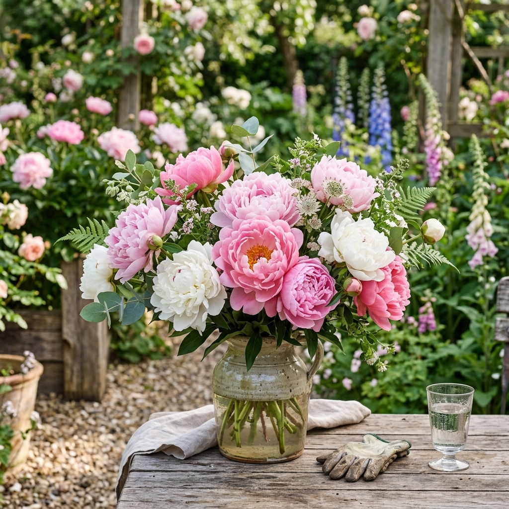 Wunderschöne Pfingstrosen