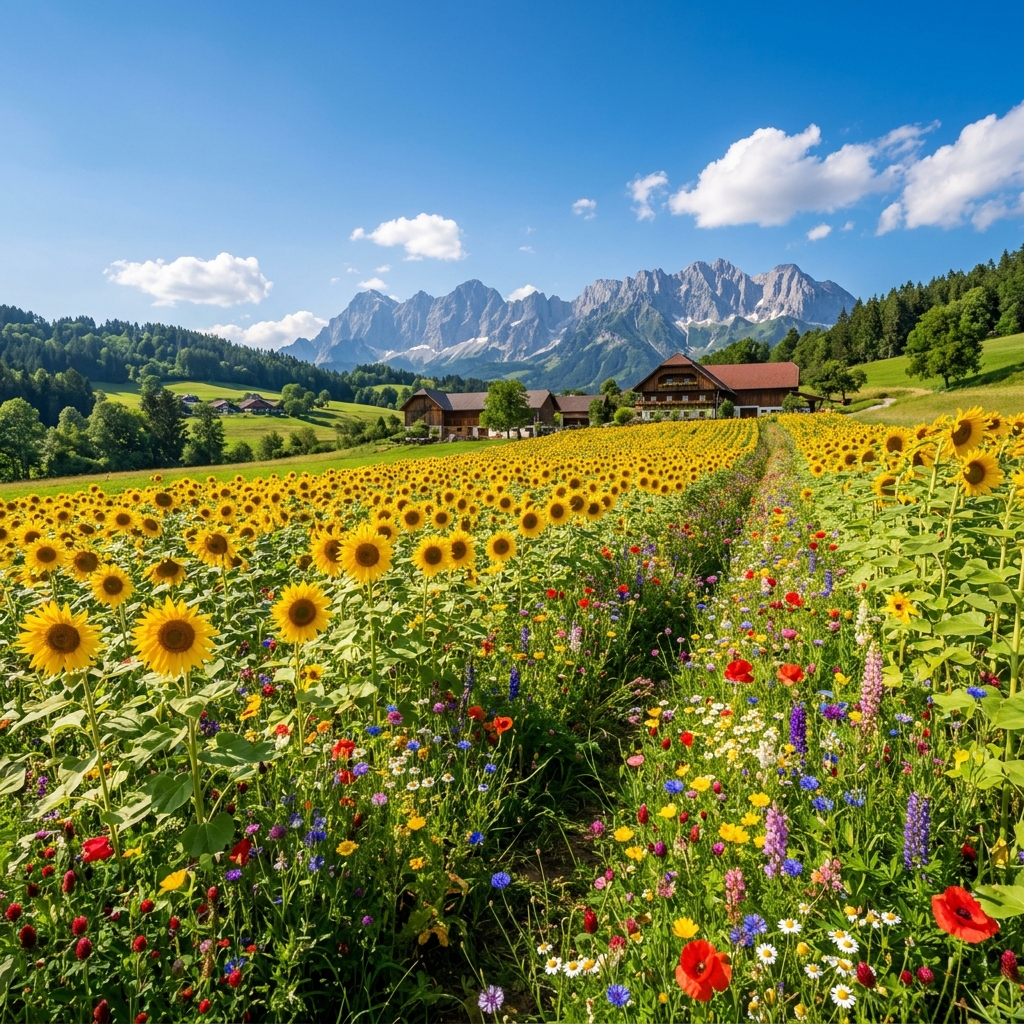 Blumengarten Vielfalt